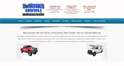 Desktop Screenshot of noreasterroofing.com